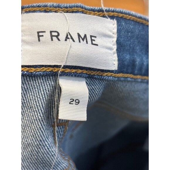 Frame Denim Le Skinny De Jeanne Mid Rise Distressed Jeans29x33 - Picture 10 of 12